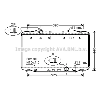 Ava Radiator | HD2190 | GSF Car Parts