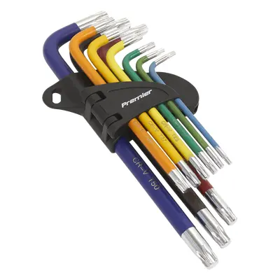 SEALEY Trx-Star* Key Set 9Pc Colour-Coded Long | AK7193 | GSF Car Parts