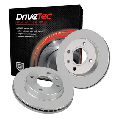 DRIVETEC Front Vented Brake Disc Pair - 282mm Diameter | DM3720C | GSF Car Parts