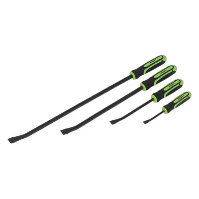 SEALEY Angled Pry Bar Set With Hammer Cap Heavy-Duty 4Pc | S01138 | GSF Car Parts