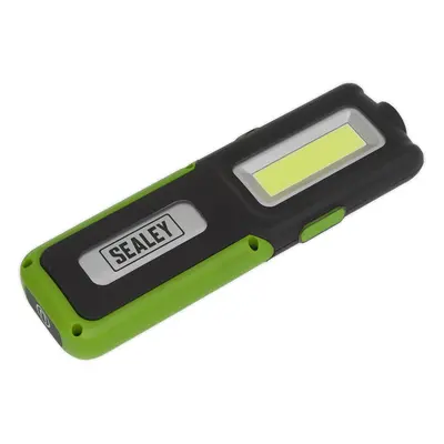 Sealey Rechargeable Inspection Light 5W Cob & 3W Smd Led With Power Bank - Green | LED318G | GSF