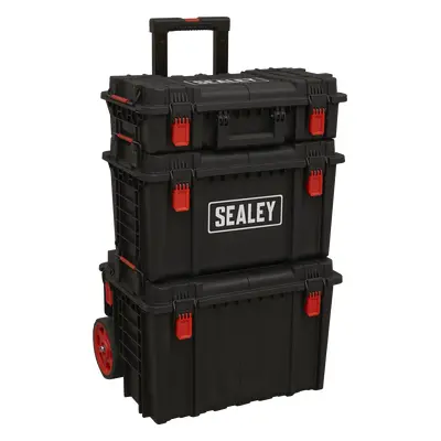 Sealey Mobile Storage System Set 3Pc Heavy-Duty | AP890 | GSF Car Parts