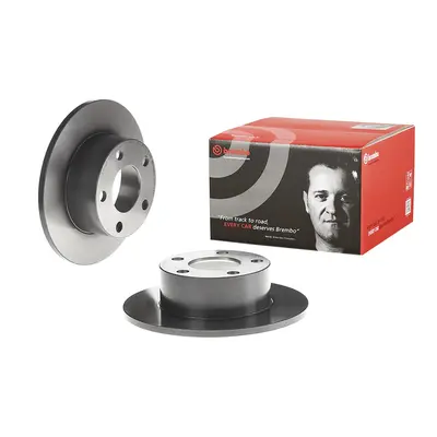 Brembo Rear Solid Brake Disc Pair Coated - 245mm Diameter | 08.5743.11 | GSF Car Parts