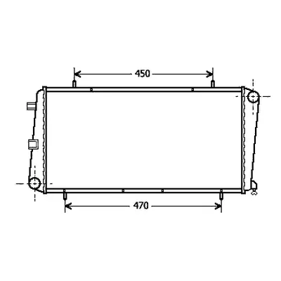 Ava Radiator | AU2122 | GSF Car Parts