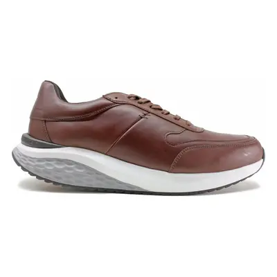 MBT Porto II Polished Leather Men's Low-Top Trainers