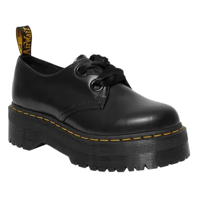 Dr. Martens Holly Buttero Leather Women's Lace Up Shoes - Black - Size:UK 6.5