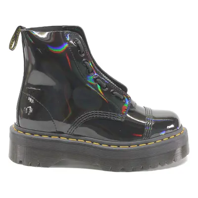 Dr. Martens Sinclair Rainbow Leather Women's Ankle Boots - Black - Size:UK 6.5
