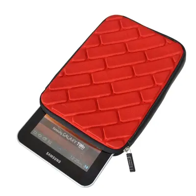 Croco® Super Chocolate Brick Case Cover Carry Sleeve for Amazon Kindle Fire - Red