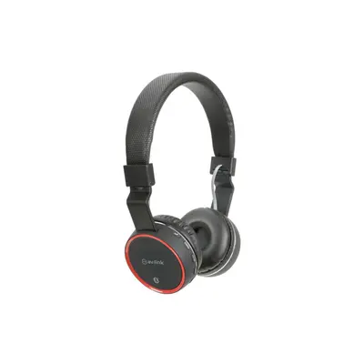 Foldable Stereo Bluetooth Headphones Wireless Headset Mic MP3 FM SD Slot Smartphone - Black