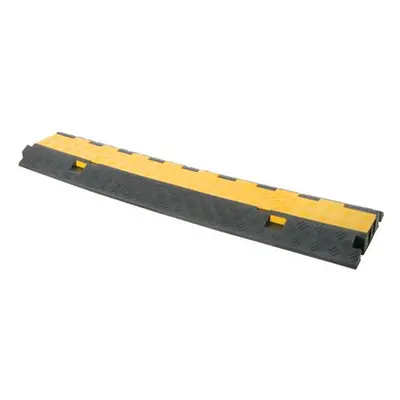 2 Channel Cable Floor Protector Ramp Heavy Duty Speed Bump Guard Cover