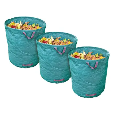 Heavy Duty Garden Waster Bags - Pack of 3 - 272L 760x670x670