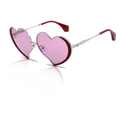 Vivienne Westwood Lovelace VW7014 Womens Sunglasses 800 Shiny Silver/Pink