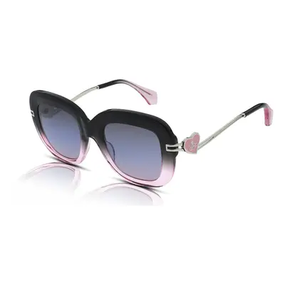 Vivienne Westwood Pamela VW5061 Womens Sunglasses 924 Gloss Crystal Grey-Pink Gradient/Blue Grad