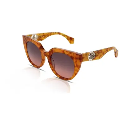 Vivienne Westwood Bridgitte VW5029 Womens Sunglasses 102 Gloss Tortoise Pink/Brown-Orange Gradie