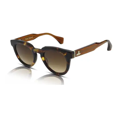 Vivienne Westwood Miller VW5059 Sunglasses 102 Gloss Yellow Tortoise/Brown Gradient