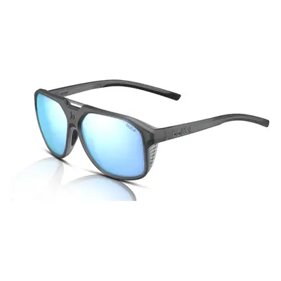 Bollé Arcadia BS037004 Sunglasses Black Frost/Sky Blue Polarised