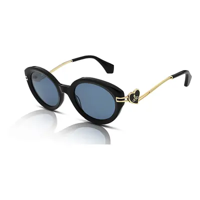 Vivienne Westwood VW5060 Womens Sunglasses 001 Gloss Black/Blue