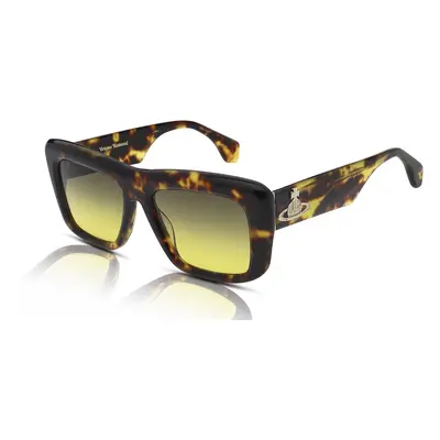 Vivienne Westwood Laurent VW5050 Sunglasses 102 Gloss Yellow Tortoise/Grey Gradient