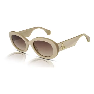 Vivienne Westwood Vivienne VW5051 Sunglasses 157 Solid Metallic Pearl/Brown Gradient
