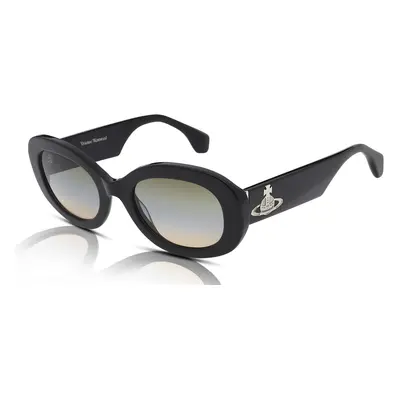 Vivienne Westwood Vivienne VW5051 Womens Sunglasses 001 Gloss Black/Grey Gradient