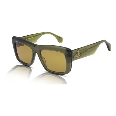 Vivienne Westwood Laurent VW5050 Sunglasses 537 Crystal Khaki/Brown