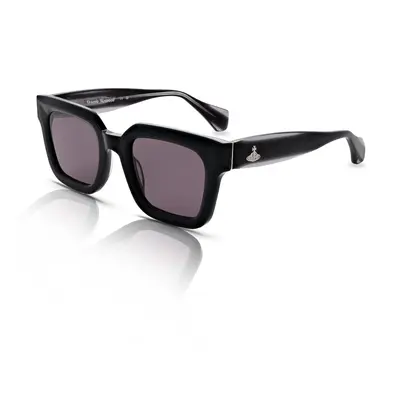 Vivienne Westwood Cary VW5026 Mens Sunglasses 001 Gloss Black/Smoke
