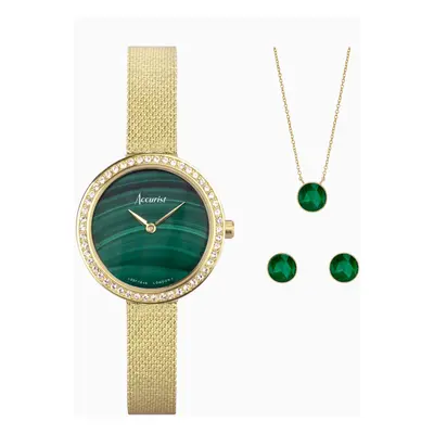 Accurist Accurist X Sarah Alexander Jewellery Ladies Watch Gift Set 28mm | Gold Case & Stainless