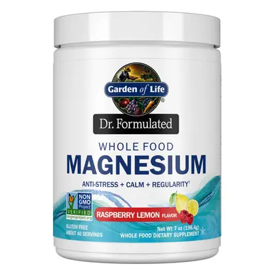 Garden of Life Whole Food Magnesium - Raspberry Lemon - 198.4g