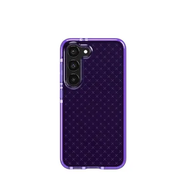 Tech21 Evo Check - Samsung Galaxy S23 Case - Digi Purple