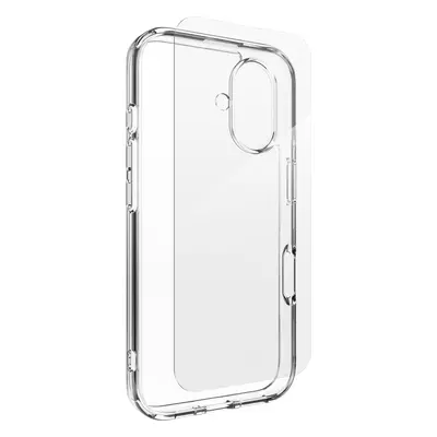 InvisibleShield Glass Elite & Clear Case Bundle for Apple iPhone 16+ (Clear)