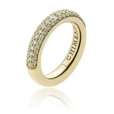 Chimento Forever Stack Me Demi Pavee 18ct Yellow Gold Diamond Adjustable Size-Fit Ring - 200