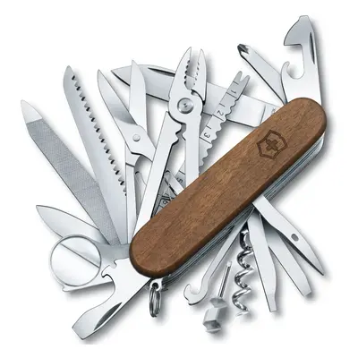 Victorinox Medium Pocket Knife Swiss Champ Wood