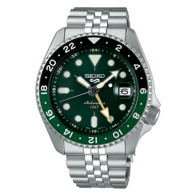 Seiko 5 Sports SKX GMT Bi-Colour Green