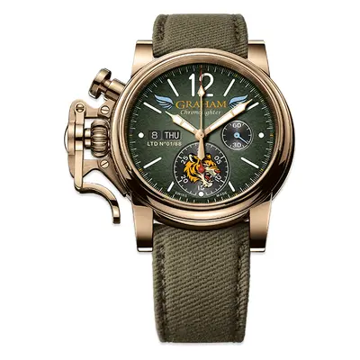 Graham Chronofighter Vintage Bronze Flying Tigers Limited Edition