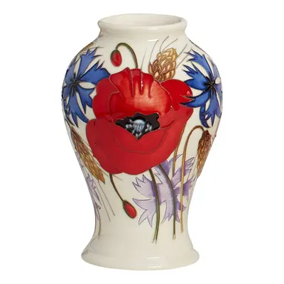 Moorcroft Paix Poppy Vase