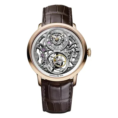 Arnold & Son Ultrathin Tourbillon Gold Skeleton Watch
