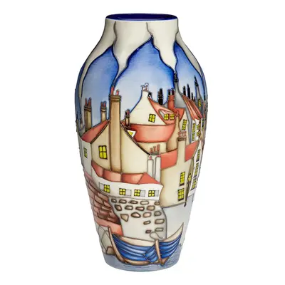 Moorcroft Limited Edition Robin Hoods Bay Vase