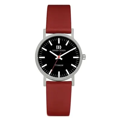 Danish Design Rhine Black Red Small Ladies Watch