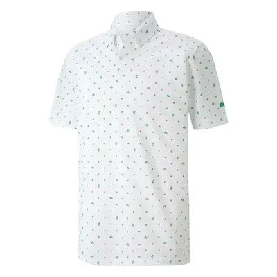 Puma Pique Polo Shirt - Amazon Green Amazon Green-White / M