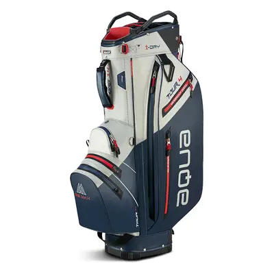Big Max Aqua Tour 4 Waterproof Cart Bag - Off White/Navy/Red