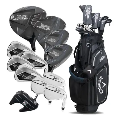 Callaway XR 13-Piece Stand Bag Package Set - Black/Silver - Graphite Right Hand / Regular
