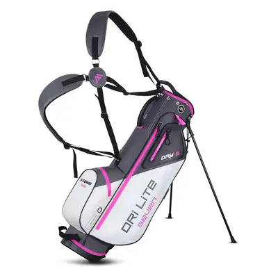 Big Max Dri Lite Seven G Stand Bag - Charcoal/Silver/Fuchsia