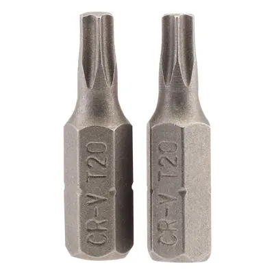 Draper Draper TX-STAR Insert Bit, 1/4" Hex, 25mm Long, T20 (Pack of 2)