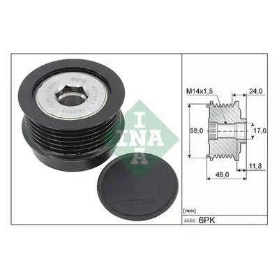 INA 535035510 Over Running Alternator Pulley