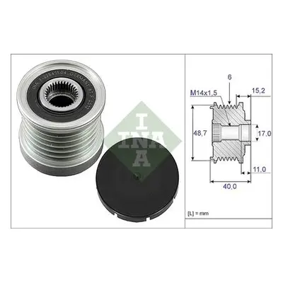 INA 535003810 Over Running Alternator Pulley