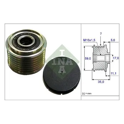 INA 535015910 Over Running Alternator Pulley