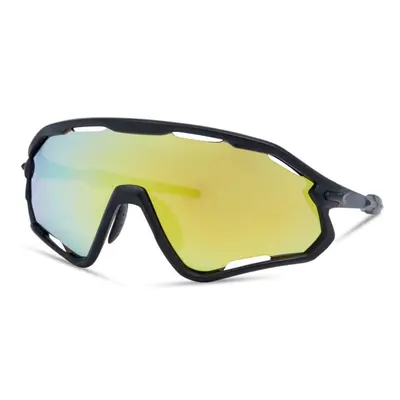 Madison Code Breaker Sunglasses 3 Lens Pack - Matt Black Frame / Bronze Mirror / Amber / Clear L