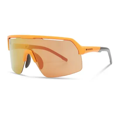 Madison Crypto Air Sunglasses 3 Lens Pack - Mango Orange Frame / Fire Mirror Amber & Clear Lens