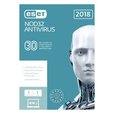 ESET NOD32 Antivirus - 3 Devices - 1 Year (Digital Download)