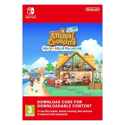 Animal Crossing: New Horizons - Happy Home Paradise DLC (Nintendo Switch)